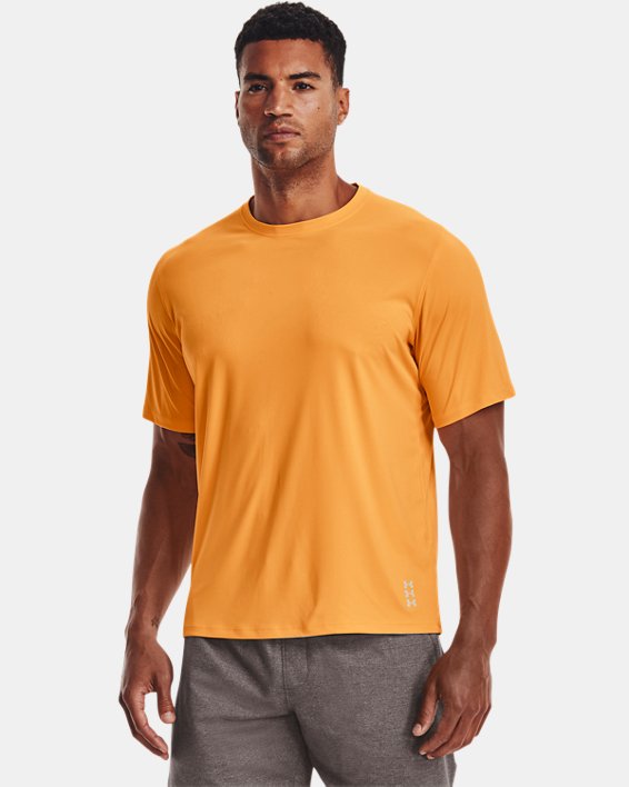 Men's UA Terrain Short Sleeve, Orange, pdpMainDesktop image number 0